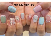 クアトログランシュ 青葉台(QUATRO×GranCieux)/韓国風パステルフレンチネイル
