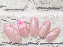 アミュージングネイル(amusing nail)/90分☆桜の花びらネイル