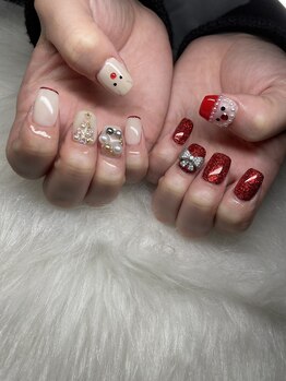 フィー(fee)/クリスマスネイル