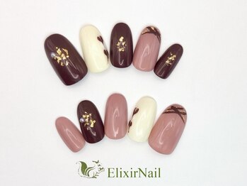 エリクサーネイル 新橋(Elixir Nail)/定額a シンプル/クーポン使用