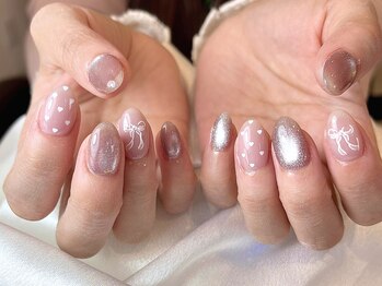 マイフェアレディ 今池(MyFairLady)/くすみピンク×ハートリボン