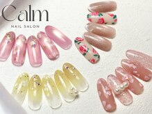 カーム(Calm)の雰囲気（上品～ニュアンス、春のフラワーアート定額サンプル多数☆）