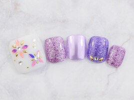 爽やかフットネイル☆