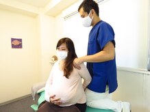 妊婦さんも多数ご来院◎産前産後も安心して通えます♪
