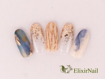 エリクサーネイル 五反田(Elixir Nail)/定額a シンプル/クーポン使用