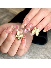 ちょうちょネイル