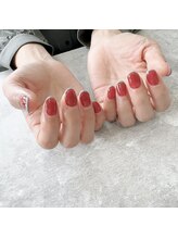 リンネ(Rinne)/ボルドー×ターコイズ