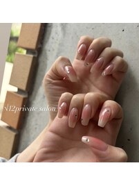 ガーリーの王道♪チークネイル