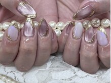 ハニービービー(Honey Bee Bee)/ミラーニュアンスネイル