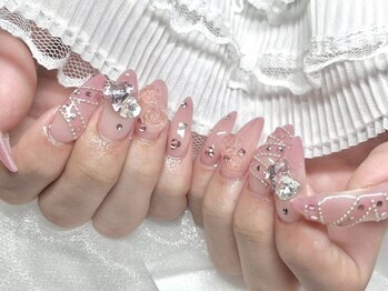 モカ 心斎橋(moca by Lee)/【Aina】バラネイル