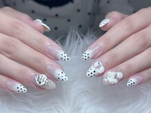 ベルネイル 池袋(Belle Nail)/レースandドットネイル