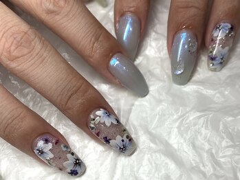 カラーズ(colors.)/手書きお花×水滴。