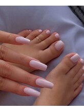 ヘブン ネイル 鶯谷(HEAVEN Nail)/ミルキーピンクネイル