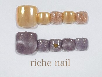 リッシュネイル 新百合ヶ丘店(riche nail)/Foot定額コース