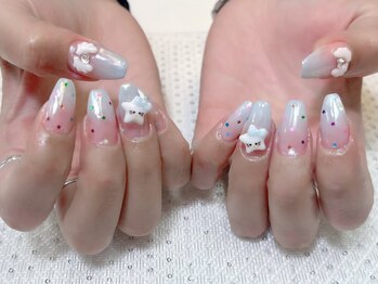 フローラ/エンジェル＃羽デザインネイル