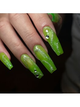 ネイルアトリエビー(nail atelier be’)/個性派ネイル　サマーネイル