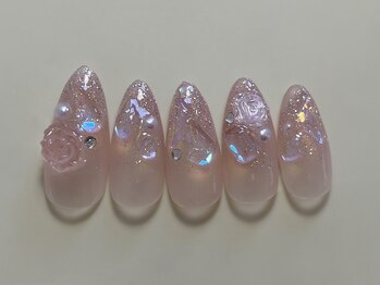 ジェミーネイル シンジュク(Jemiy nail shinjuku)/うるうるキラキラバラ¥9480