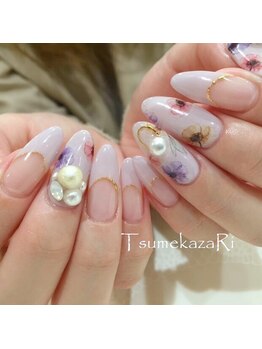 ツメカザリ 西金沢店(TsumekazaRi)/*フレンチ×写ネイル*