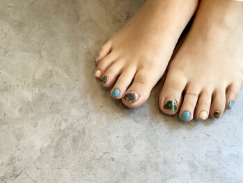 イデアル(ideal)/ジェルフット4本デザインアート