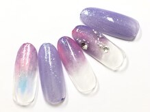 コルン/梅雨ネイル