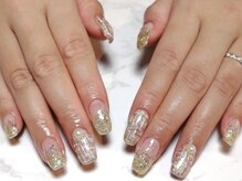 フレイムス アイラッシュ アンド ネイル(FRAMES)/ツイードネイル♪