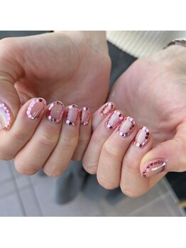 白べぇーっ 本店 湊町店/ホログラムネイル