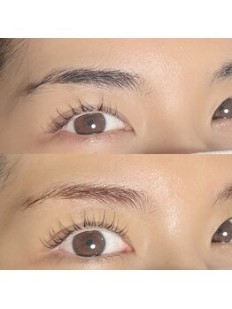 ランド(LAND)/デザインまつパ&眉カラー♪