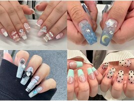 豊富なネイルデザインとカラー