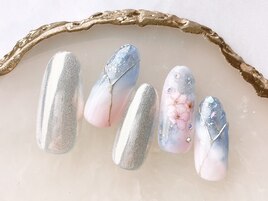 桜ネイル￥8980