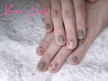 キラネイル(Kira Nail)/シンプルアート4本です！！！