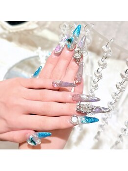 プティネイル(Puty Nail)/ギラギラマーメイドネイル