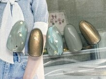 サニーサイド ウィズ マキア 茅ヶ崎店(Sunnyside with MAQUIA)/流れ星ネイルカラー