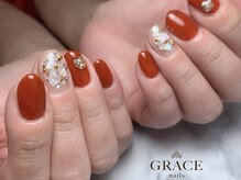 グレース ネイルズ(GRACE nails)/テラコッタとシェル