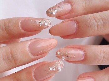 アバネイル 名駅店(AVA NAIL)/【大人上品先端シェルネイル】