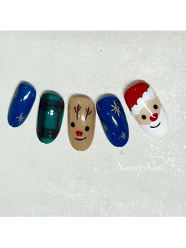 ナナネイル(Nana.Nail)/アートネイルクリスマスver.