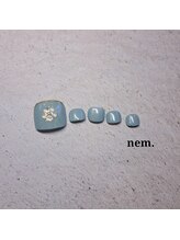 ネム(nem.)/フット定額ネイル　6,600円