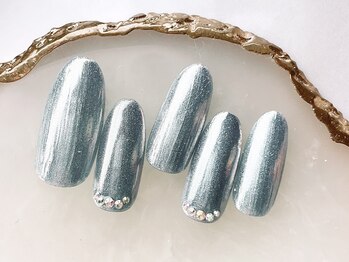 ネイルサロンフォーユー(for u)/ミラーネイル￥7980