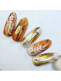 大人夏ネイル