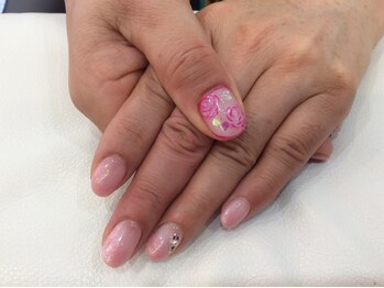 シャンネイルケアサロン(Shan Nail caresalon)/ニュアンス　バラネイル