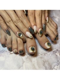 大人アートネイル