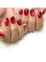 サロンモワ(salon mowa)/☆ボルドーニュアンスネイル☆