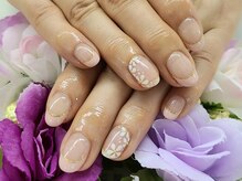 ディーネイル 四条烏丸(D-nail)/【山川】フラワーフレンチ