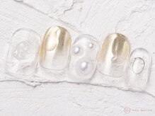ネイルメゾン 池袋店(NAIL MAISON)/パールゴールドミラー¥4800