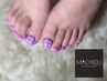 【FOOT】オフ込★丁寧なケア♪トレンドをON!親指Artし放題 ¥8,800