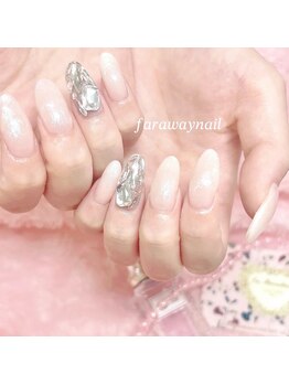 ファラウェイネイル(Faraway nail)/ビジューネイル☆