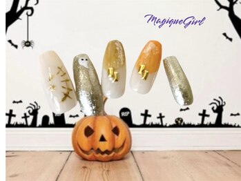 マジックガール 津田沼店(MagiqueGirl)/【定額ハロウィンネイル】