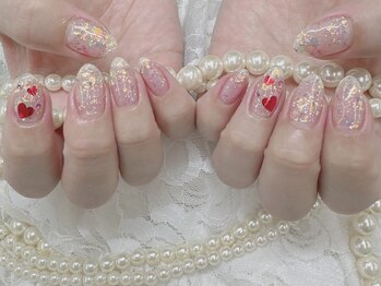 ハニービービー(Honey Bee Bee)/ワンポイントハートネイル