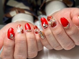 【オーダー】バレンタインネイル