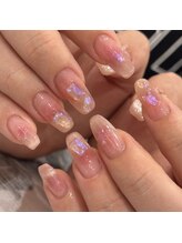 エムスラッシュ ネイル たまプラーザ(M.SLASH)/チークネイル