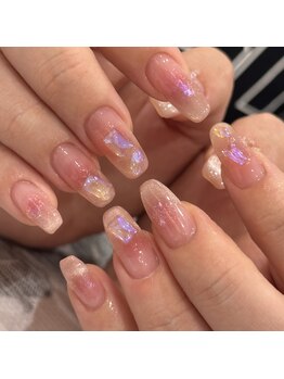 エムスラッシュ ネイル たまプラーザ(M.SLASH)/チークネイル